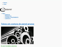 Tablet Screenshot of centriacero.com.ar